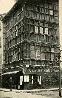 Bois Prints: Macon, France - The Wooden House