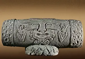 Aztec Prints: Macuilxochitl Teponaztli Votive
