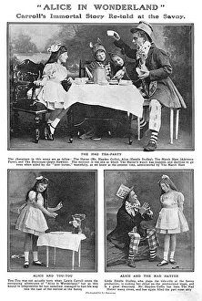 Actors Collection: The Mad Hatters Tea Party, Alice in Wonderland at theatre