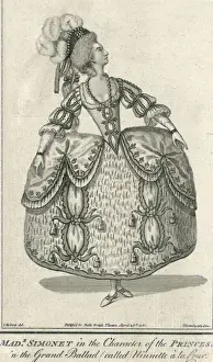 Ninette Prints: Mad. Simonet in the Character of the Princess