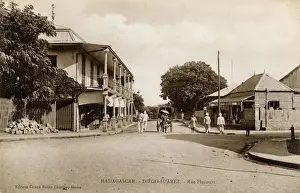 Suarez Prints: Madagascar - Antsiranana (Diego-Suarez) - Rue Flacourt
