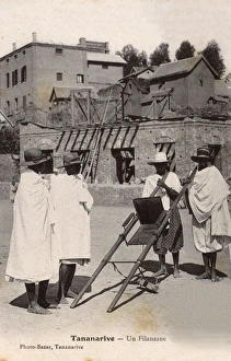Malagasy Collection: Madagascar - A Filanzane, a sedan chair
