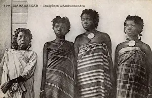 Population Prints: Madagascar - A Group of Merina women