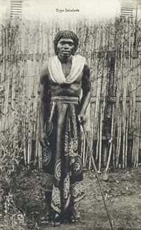 Madagascan Collection: Madagascar - Tribesman from the Sakalava Tribe