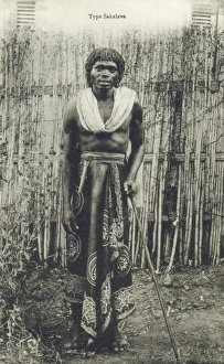 Madagascan Collection: Madagascar - Tribesman from the Sakalava Tribe