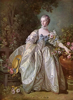 Images Dated 18th December 2017: Madame Bergeret by Francois Boucher