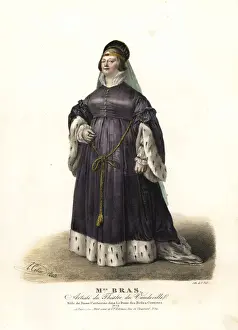 Belles Prints: Madame Bras as Dame Catherine in La Dame les