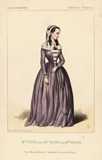 Fleury Gallery: Madame Charlotte Doche in Madame Roland, 1843