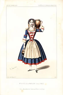 Madeleine Gallery: Madame Charlotte Doche as Madeleine in L Image, 1845