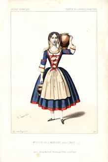 Madeleine Gallery: Madame Charlotte Doche as Madeleine in L Image, 1845
