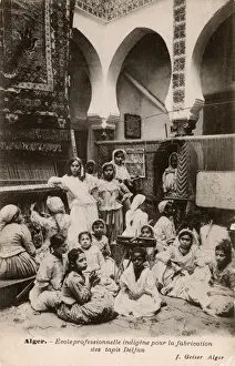 Madame Delfaus school of carpet making, Algiers, Algeria