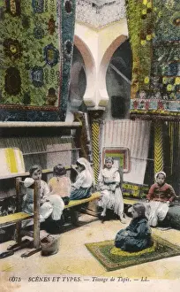 Weave Prints: Madame Delfaus school of carpet making - Algiers, Algeria