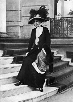 Images Dated 23rd September 2015: Madame Edvina, opera singer at Monte Carlo