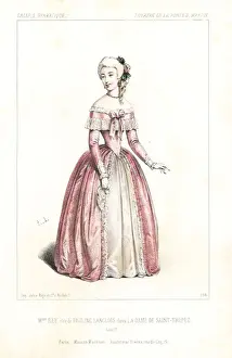 Dennery Prints: Madame J. Rey as Pauline Langlois in La Dame