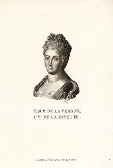 Blaise Prints: Madame de La Fayette, French writer, 1634-1693