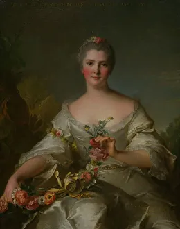 Marianne Prints: Madame de La Porte. Portrait by Jean Marc Nattier