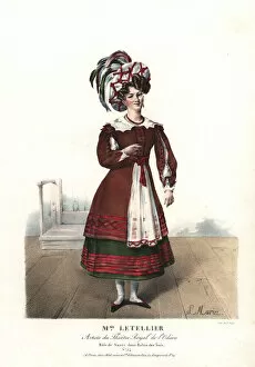 Bois Collection: Madame Letellier as Nancy in Robin des Bois, 1824