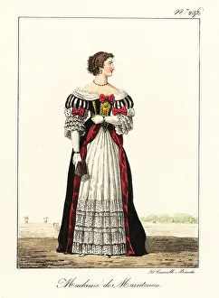 Lace Tucker Prints: Madame de Maintenon, 1635-1719