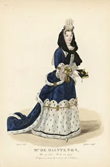 Scarron Gallery: Madame de Maintenon, second wife to King Louis