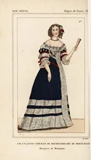 Mistress Prints: Madame de Montespan, mistress of King Louis XIV