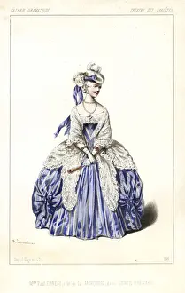 Varietes Prints: Madame Paul Ernest as the Marquise in Gentil Bernard, 1846