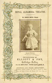 Elliott Prints: Madame Pertoldi, Royal Alhambra Theatre, London