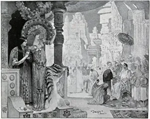 Images Dated 21st October 2019: Madame Sarah Bernhardt in Izeyl at Dalys Theatre