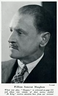 Images Dated 13th November 2012: A Madame Yevonde portrait of Mr W. Somerset Maugham