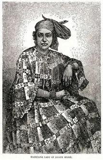 Madecasse lady of Sainte Marie of Madagascar
