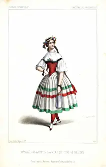 Aubert Prints: Mademoiselle Anais as Kettly in V la c qui