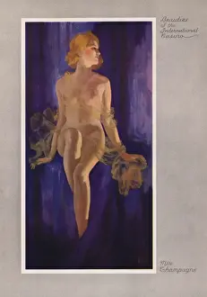 Jazz Age Club Prints: Mademoiselle Champagne