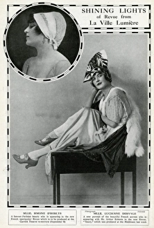 Mademoiselle Lucienne Dervyle by Madame Yevonde Mademoiselle Lucienne Dervyle by Madame Yevonde