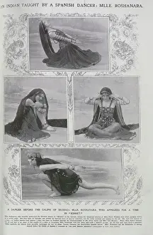 Barefoot Prints: Mademoiselle Roshanara, theatrical portraits in dance poses