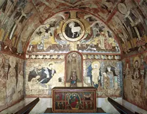 Cruz Prints: MADERUELO, Master of (12th century). Wall paintings