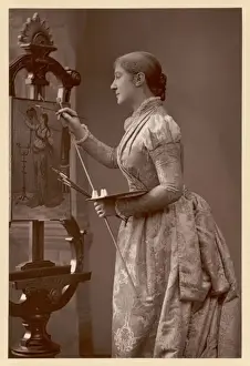 Madge Prints: Madge Kendal at Easel
