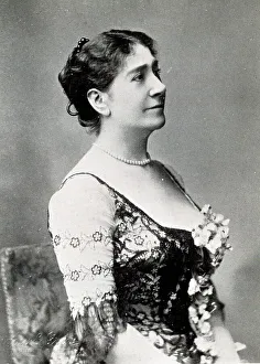 Neckline Collection: Madge Kendal, English actress