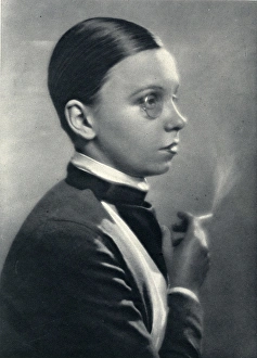 Androgynous Gallery: Madge Mavis in role of Fay Collen, Spring Cleaning, London
