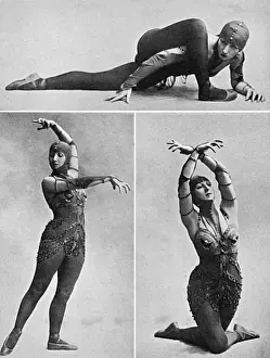 Bergere Prints: Mado Minty in the Spider Dance, 1916