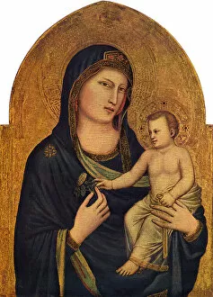 Images Dated 7th December 2017: Madonna and Child by Giotto