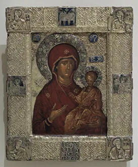Madonna Prints: Madonna and Child known as the Hodegetria
