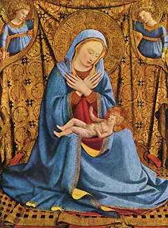 Images Dated 7th December 2017: The Madonna of Humility by Fra Angelico