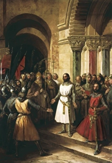 Madrazo Gallery: MADRAZO, Federico (1815-1894). Godfrey of Bouillon