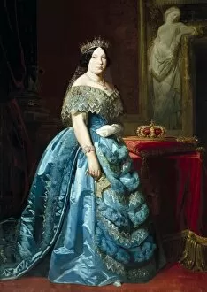 Madrazo Gallery: MADRAZO, Federico (1815-1894). Isabella II. ca
