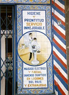 Massage Prints: MADRID BARBER 3 / 5 1987