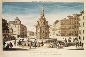 Madrid (c. 1665). Plaza del Sol and Mariblanca
