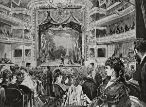 Bourgeoisie Prints: Madrid, Inauguration of the Apolo Theater, November 23, 1873