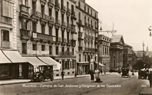 Carrera Prints: Madrid, Spain - Carrera de San Jeronimo