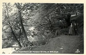 Footpath Prints: Maes-yr-Felin Bridge & Footpath, Pontyclun, Monmouthshire