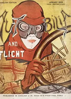 Magazine cover, Automobilia and Flight