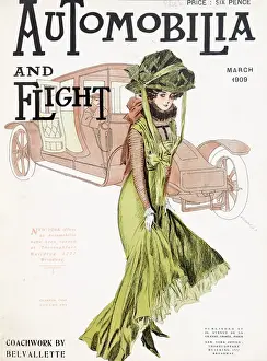 Magazine cover, Automobilia and Flight